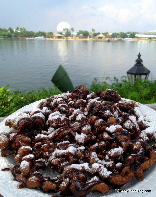 Double Chocolate Funnel Cake Epcot 3